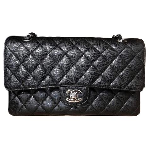 chanel flap bag medium caviar|2018 Medium Classic Chevron Caviar Double Flap shoulder bag.